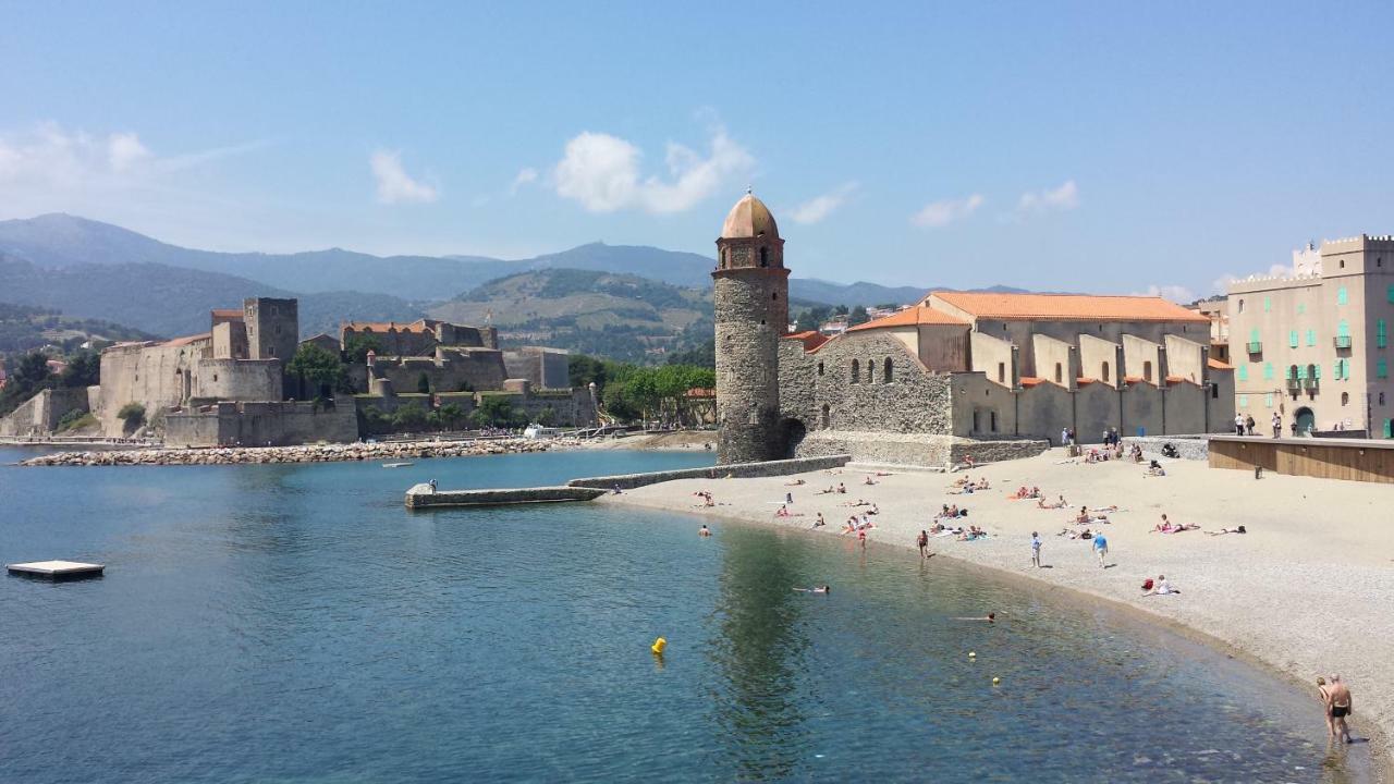 4Amb2 Villa De Caractere Avec Piscine Collective Collioure Exterior foto